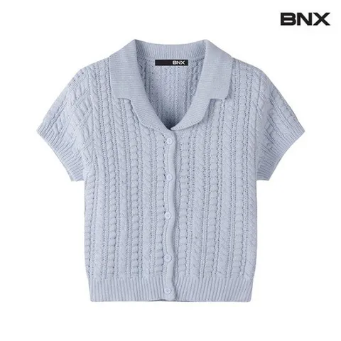 [BNX]꽈배기 반팔 가디건 (BW1CD016L0)