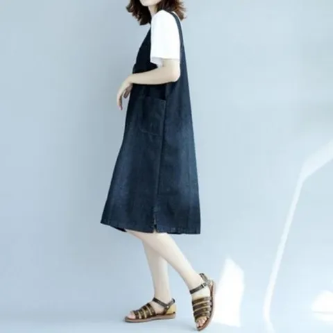 멜빵청치마 청원피스 루즈핏  점프슈트 데이트룩