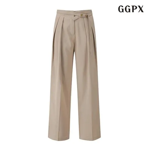 [GGPX]와이드 롱 슬랙스 팬츠 (GOBTA009D)