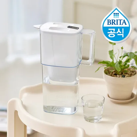 브리타 필터형 정수기 리켈리 2.2L 화이트+기본필터 1입