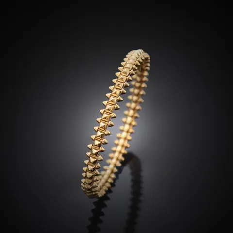 (중고명품팔찌)까르띠에 클래쉬 드 까르띠에 브레이슬릿 18K 로즈골드 미듐 19호