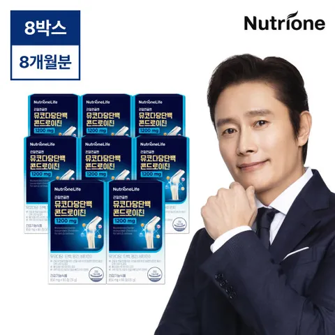 뉴트리원 정우성 관절연골엔 뮤코다당단백 콘드로이친 8박스
