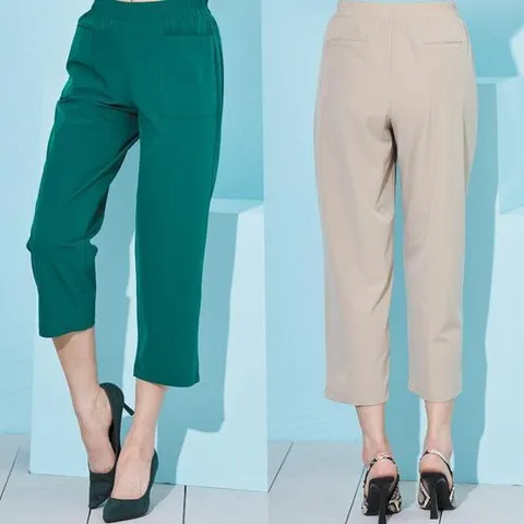 바띠 나일론 베이직 일자 팬츠 바지 홈쇼핑 엄마옷