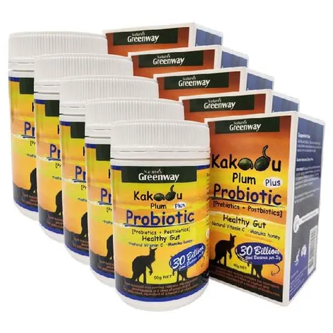 유산균 프로바이오틱스 300억 카카두 플럼 90g NG 5개