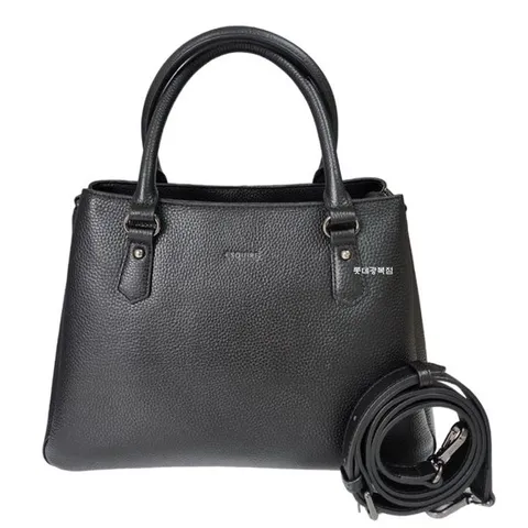 [ 롯데백화점 ]소프트 참장식 포인트 심플 데일리 토트 크로스백 ECCSHB032BK