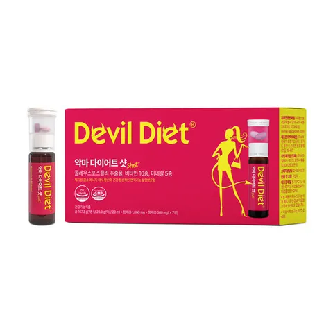 악마다이어트 샷 다이어트 보조제 체지방감소 1박스 1주분