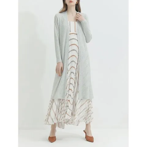 [르오트]린넨 블랜딩 로브 가디건 3종세트