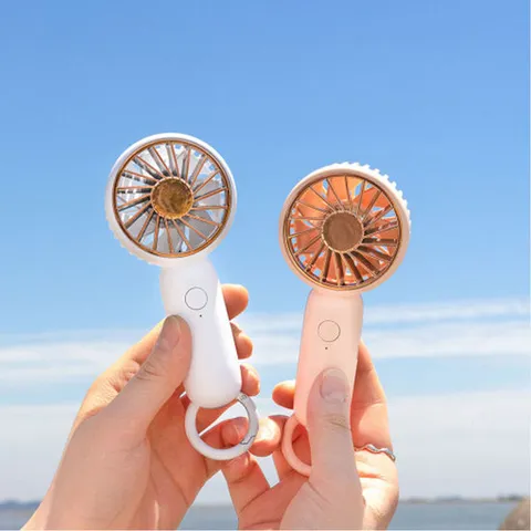 무선 미니 손풍기 충전식 버클 스탠딩 기능