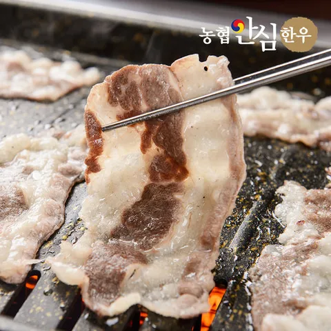 [농협안심한우] 1등급 차돌박이 200g x 3팩