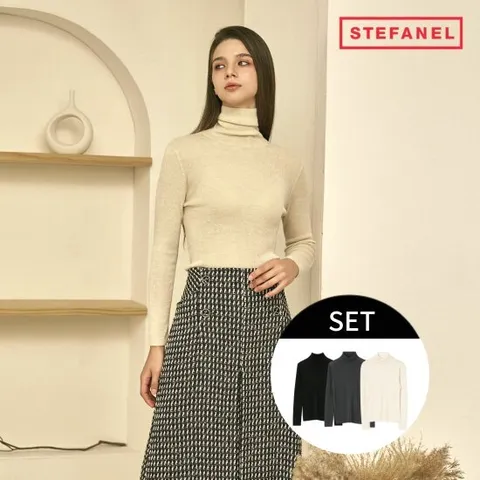 스테파넬 글리터 시스루 니트 3종