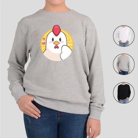 ATOGATO 십이지신 전통 동물 닭띠 맞춤 맨투맨