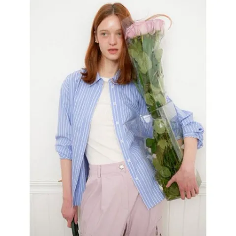 [ 현대백화점 ]올리브데올리브 로고 박시핏 셔츠 OW4SB248