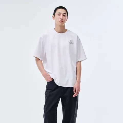 [클라이드앤]바스키아 레터링 반팔티 FOB TS285MA_JK