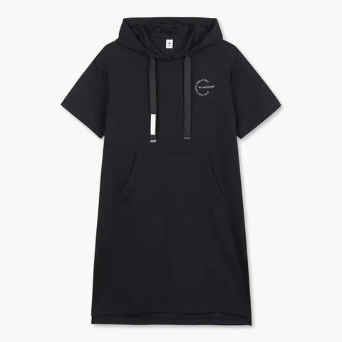 [르꼬끄공식] [60% OFF] 여성 냉감 루즈핏 후드 원피스 (QP222OOP41)