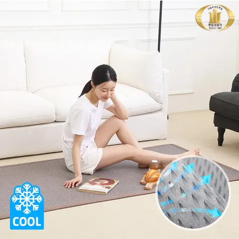 한일의료기 쿨직조원단 3D 에어매쉬 무더위용 시원한매트 쿨매트 (소형)