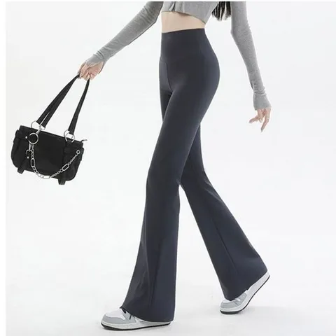 여성 요가 헬스 밴딩 하이웨스트 부츠컷레깅스 긴바지