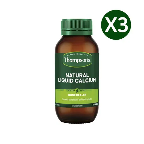 톰슨 네츄럴 리큐드 칼슘 60정 X3