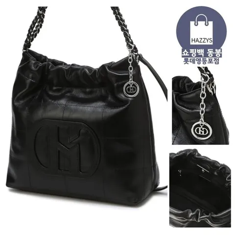 [ 롯데백화점 ][헤지스]로고배색체인숄더백 HIBA4F541SV