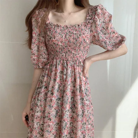 [아리엘스타일]여리핏 페미닌플라워 솔트빈플라워원피스