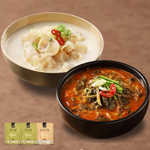 바른 추어탕 500g 2개+바른도가니탕 500g 1개