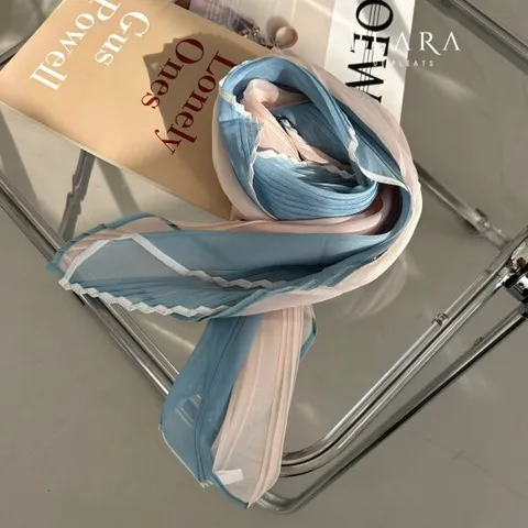 [빠른배송] 플라라 아웃바인딩플리츠스카프
