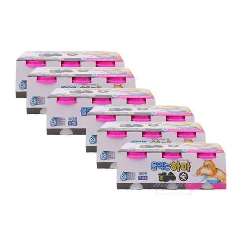 옷장제습제 물먹는 하마 숯 18개입 고급