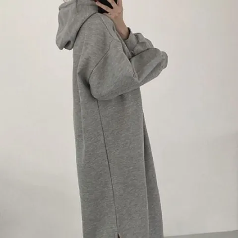 기모롱 후드 원피스 ST231108