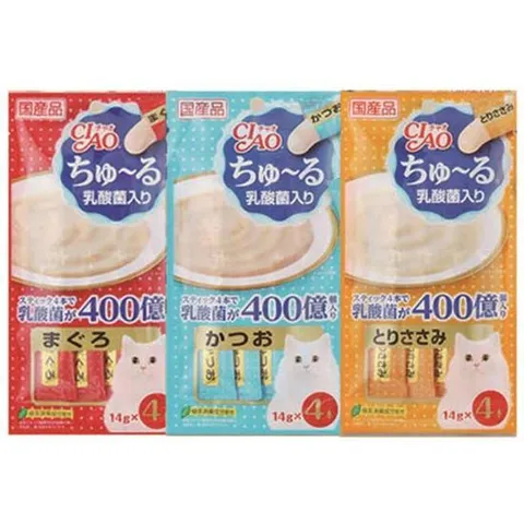 냥이용 유산균함유 짜먹는간식 D09534 3개 츄르추천