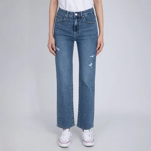 [게스]게스 여성 청바지 뉴 슬림 스트레이트 미디엄블루 YN1D605