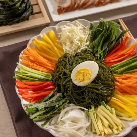 삶지 않고 바로 먹는 간편한 웰빙 해조미미역국수180gx20팩