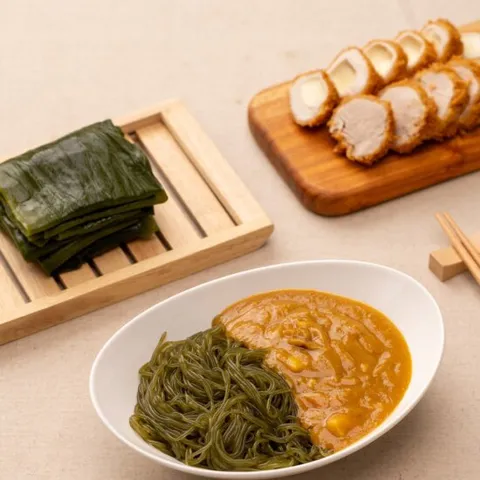 삶지 않고 바로 먹는 간편한 웰빙 해조미다시마국수180gx20팩