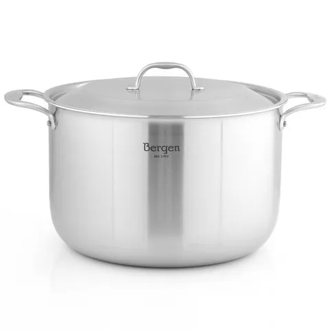 [ 롯데백화점 ][퀸센스]한일스텐레스 베르겐 통5중스텐 IH인덕션 곰솥냄비30cm