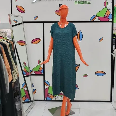 몬테밀라노 DP01 리플 문양 원피스 QL406O1283