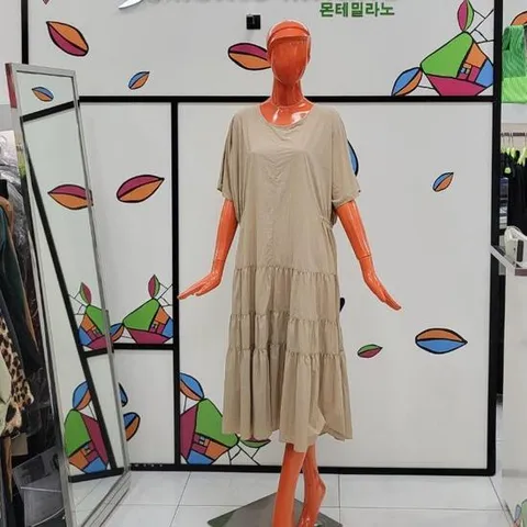 몬테밀라노 DP01 라운드 캉캉프릴 원피스 QL406O2819