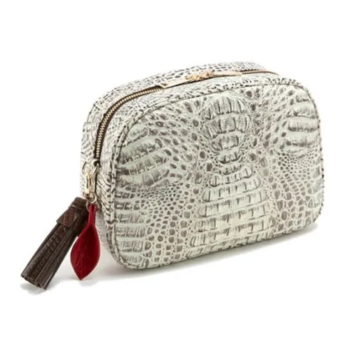 [ 롯데백화점 ][에스콰이아]여성 카이만 악어 크로스백 EHBFHB033IV