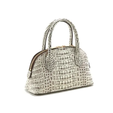 [ 롯데백화점 ][에스콰이아]여성 카이만 악어 미니 토트 크로스백 EHBFHB038IV