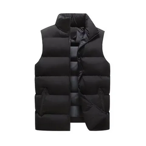 남성 스포티 패딩조끼 1P 하이넥 베스트 아우터 점퍼