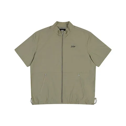 유니)반팔 바람막이 집업 점퍼 AO2WIZ442-LK