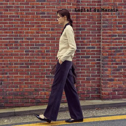 라삐아프 블프특가 코듀로이 와이드팬츠 1종