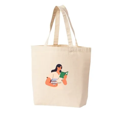 에코백 대학생 책 공부 스마트 지성인 지식인 BOOK