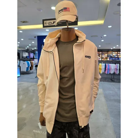 [지프] 루즈핏 후드 집업 JN1TZU002