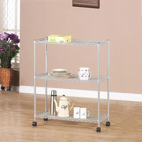 세강매탈랙19파이 (실버3단750) 수납장 메탈선반