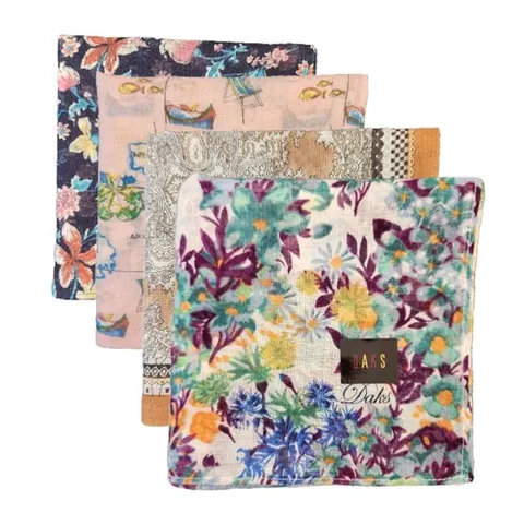 [ 롯데백화점 ][닥스(손수건)]린넨 손수건 4종 택1 PC2476