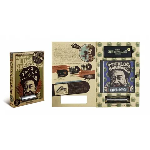 SUZUKI 스즈키 블루스 하모니카의 문 (10홀 하모니카+CD+소책자 첨부)