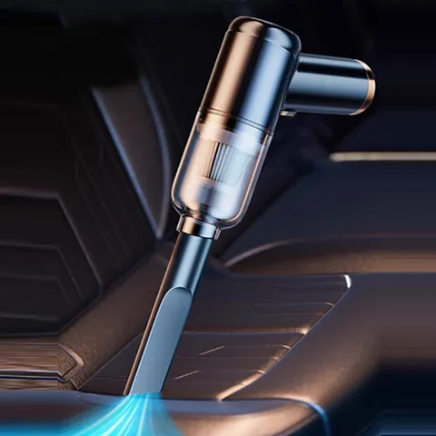 더쎈 차량용 2in1 무선 청소기 자동차 책상 미니 핸디형 에어건