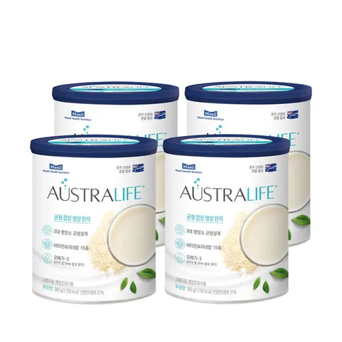 [+스틱1박스증정]오스트라라이프 AUSTRALIFE 산양유 단백질 360g*4