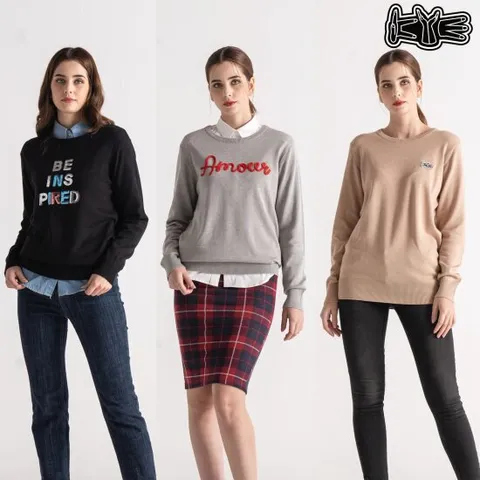 [KYE] 여성 시그니처 아트웍 니트 3종세트