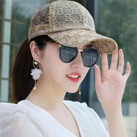 고급 여름 메쉬캡 골프캡 볼캡모자 여성야구모자