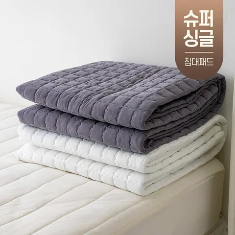 부드러운 사계절 침대 매트리스 침대 고정밴드 누빔 이불 패드 슈퍼싱글 SS