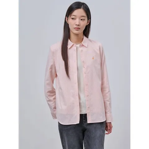 [빈폴레이디스] 옥스퍼드 셔츠 오렌지 (BF4764E028)